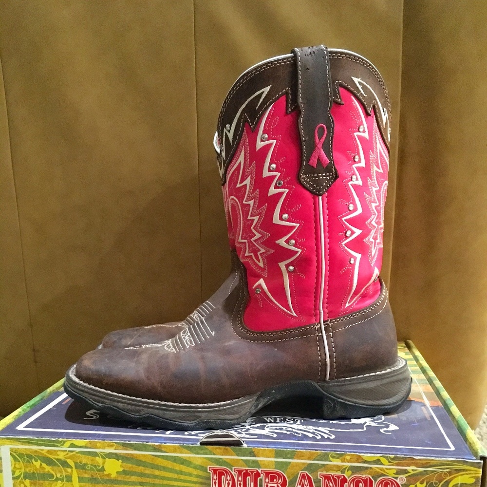 Pink Durango Women’s Size 7 Western Cowgirl Boots
